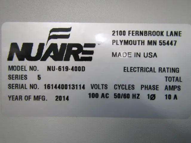 NuAire.Inc NU-619-400D 푸시 풀 공기 흐름 시스템 상세 이미지 - ASKINDEX 코리아