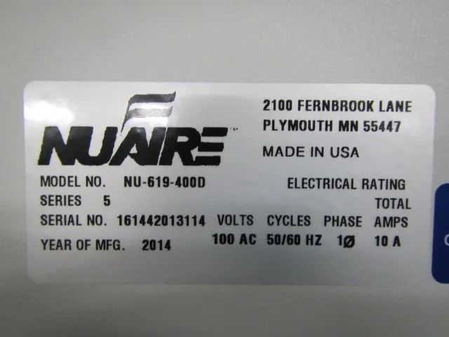 NuAire.Inc NU-619-400D 푸시 풀 공기 흐름 시스템 상세 이미지 - ASKINDEX 코리아