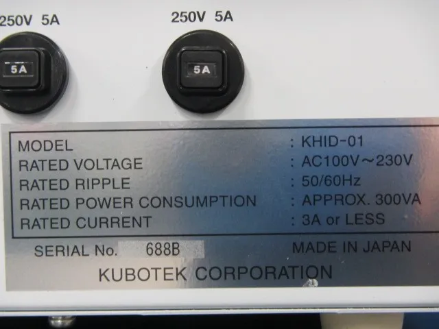 KUBOTECH KHID-01 Metal halide light source Detail Image - ASKINDEX Korea