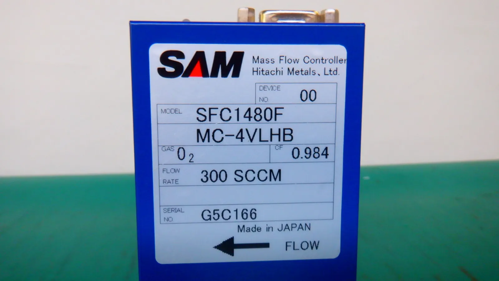 Hitachi Metals SAM SFC1480F Mass Flow Controller Detail Image - ASKINDEX Korea