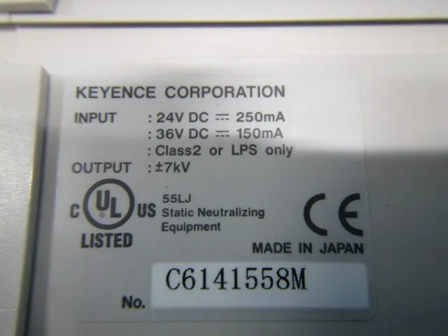 Keyence SJ-G060 이오나이저(바/방전부) 상세 이미지 - ASKINDEX 코리아