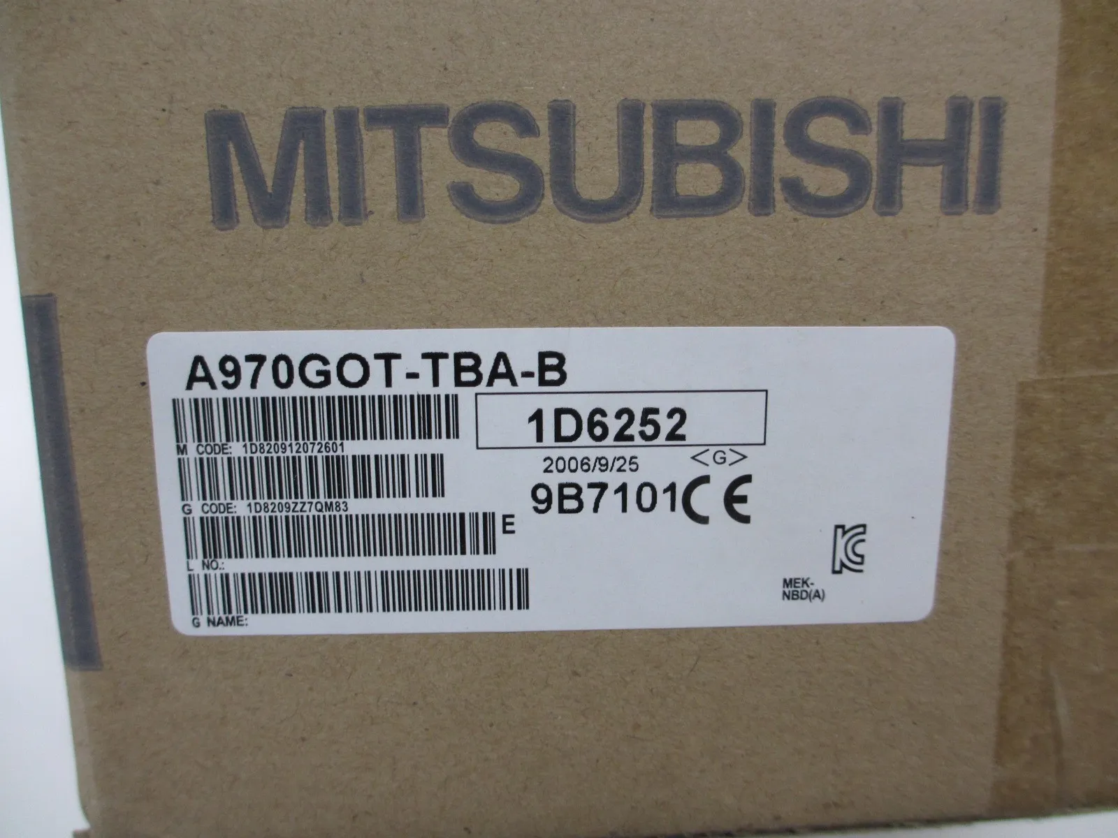 미쓰비시 A970GOT-TBA-B 터치 패널 상세 이미지 - ASKINDEX 코리아