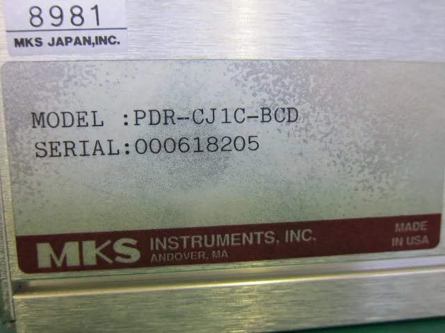 MKS PDR-CJ1C-BCD 버러트론 진공계 상세 이미지 - ASKINDEX 코리아