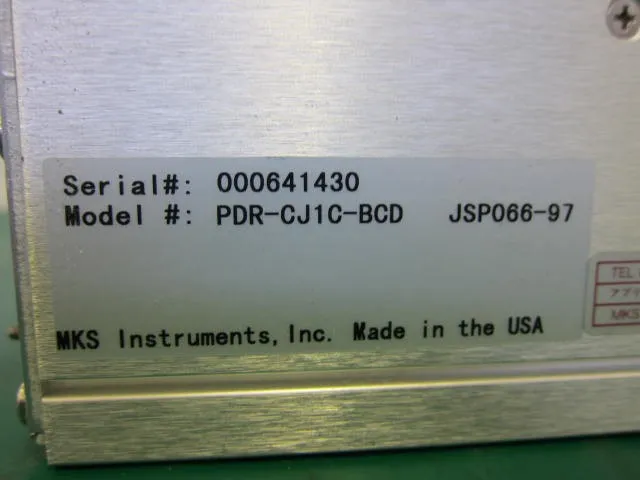 MKS PDR-CJ1C-BCD 버러트론 진공계 상세 이미지 - ASKINDEX 코리아