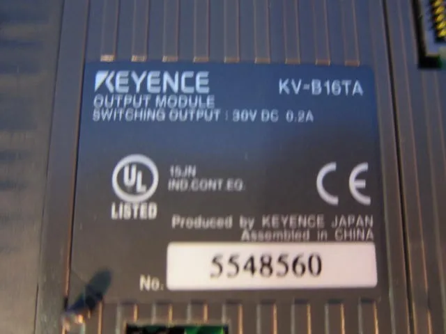 Keyence KV-B16TA 시퀀서 (PLC) (출력 유닛) 상세 이미지 - ASKINDEX 코리아
