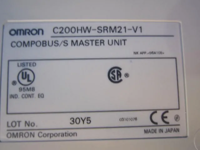 Omron C200HW-SRM21-V1 Sequencer (PLC) (master unit) Detail Image - ASKINDEX Korea
