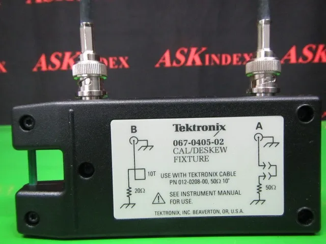 텍트로닉스 067-0405-02 CAL/DESKEW 고정 장치 상세 이미지 - ASKINDEX 코리아