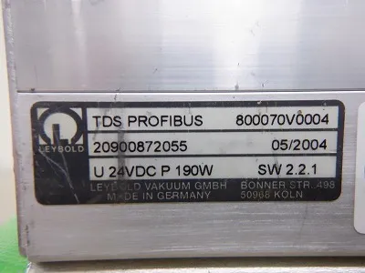 라이볼트 TDS PROFIBUS 800070V0004 터보 드라이프 상세 이미지 - ASKINDEX 코리아