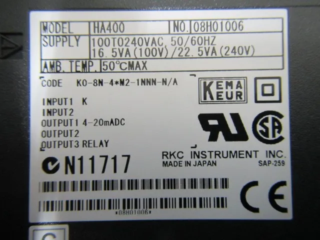 Physical and chemical industry HA400 Temperature controller Detail Image - ASKINDEX Korea