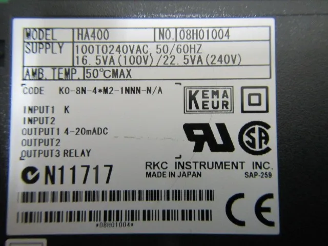 Physical and chemical industry HA400 Temperature controller Detail Image - ASKINDEX Korea