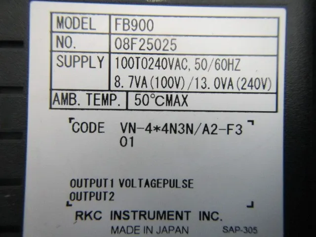Physical and chemical industry FB900 Temperature controller Detail Image - ASKINDEX Korea
