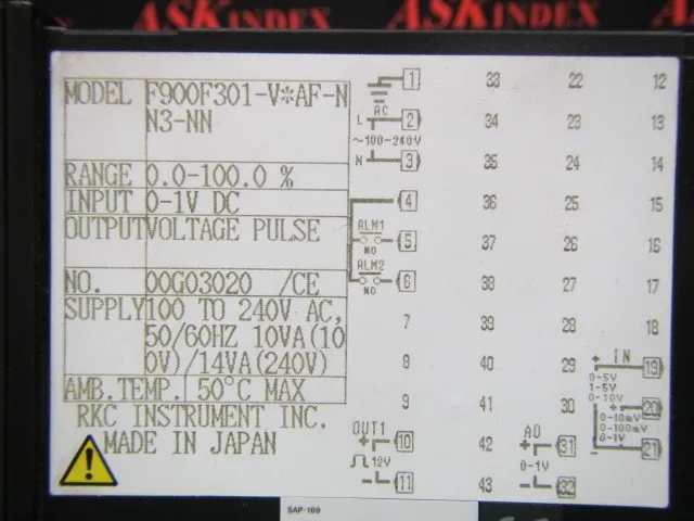 Physical and chemical industry REX-F900 Temperature controller Detail Image - ASKINDEX Korea