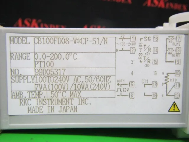 Physical and chemical industry CB-100 Temperature controller Detail Image - ASKINDEX Korea