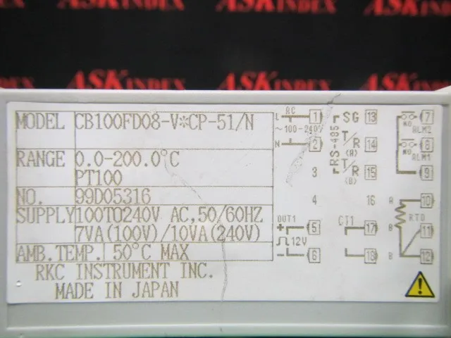 Physical and chemical industry CB-100 Temperature controller Detail Image - ASKINDEX Korea