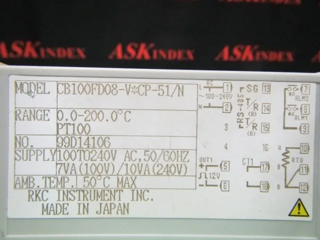 Physical and chemical industry CB-100 Temperature controller Detail Image - ASKINDEX Korea