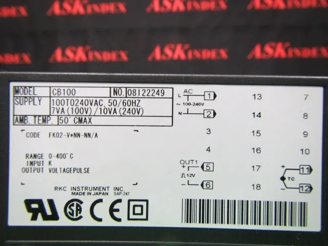 Physical and chemical industry CB-100 Temperature controller Detail Image - ASKINDEX Korea