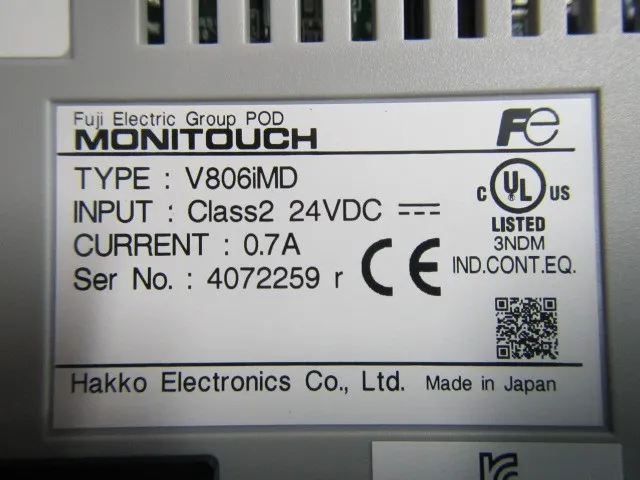 Hakko Electric V806iMD touch panel Detail Image - ASKINDEX Korea