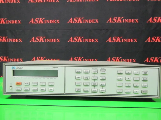 휴렛 패커드 3488A 스위치/컨트롤 유닛 상세 이미지 - ASKINDEX 코리아