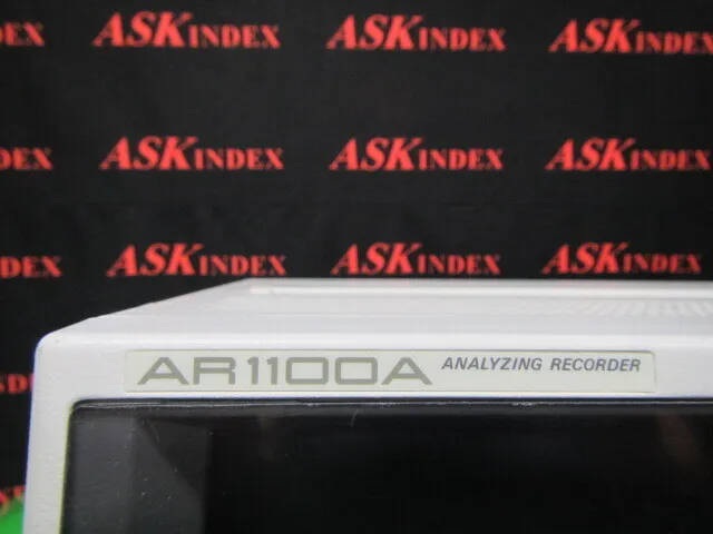 요코가와 전기 AR1100A 분석 레코더 상세 이미지 - ASKINDEX 코리아