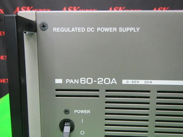 국화 전자 PAN60-20A DC 전원 공급 장치(DC 안정화) 상세 이미지 - ASKINDEX 코리아