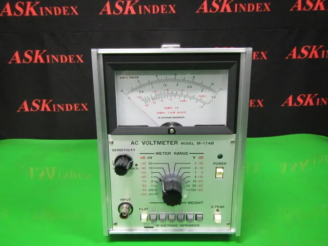 nF 회로 설계 블록 M-174B 교류 전압계 상세 이미지 - ASKINDEX 코리아