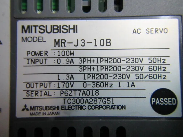 미쓰비시 MR-J3-10B AC 서보 드라이버 상세 이미지 - ASKINDEX 코리아