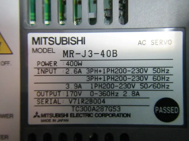미쓰비시 MR-J3-40B AC 서보 드라이버 상세 이미지 - ASKINDEX 코리아