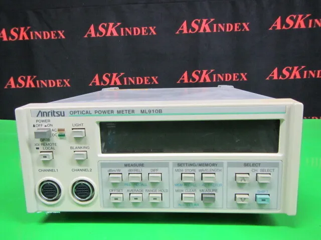 안리쓰 ML910B 옵티컬 파워 미터 상세 이미지 - ASKINDEX 코리아