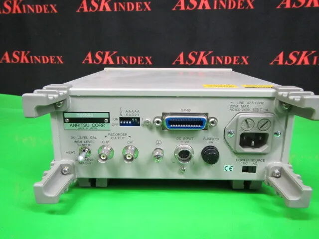 안리쓰 ML910B 옵티컬 파워 미터 상세 이미지 - ASKINDEX 코리아