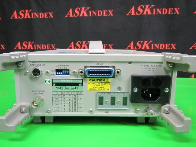 안리쓰 ML9001A 옵티컬 파워 미터 상세 이미지 - ASKINDEX 코리아