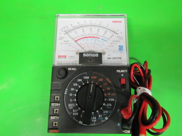 산와 AX-303TR 아날로그 테스터 상세 이미지 - ASKINDEX 코리아