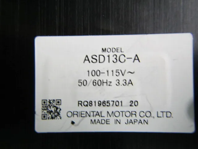 오리엔탈 모터 ASD13C-A 스테퍼 모터 상세 이미지 - ASKINDEX 코리아