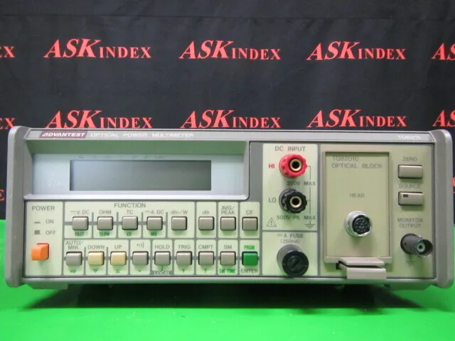 Advantest TQ8215 Optical Power Meter Detail Image - ASKINDEX Korea