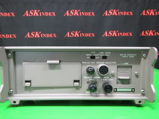 Advantest TQ8215 Optical Power Meter Detail Image - ASKINDEX Korea