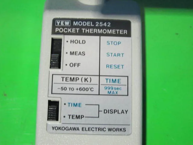 Yokogawa Electric 2542 Digital thermometer Detail Image - ASKINDEX Korea