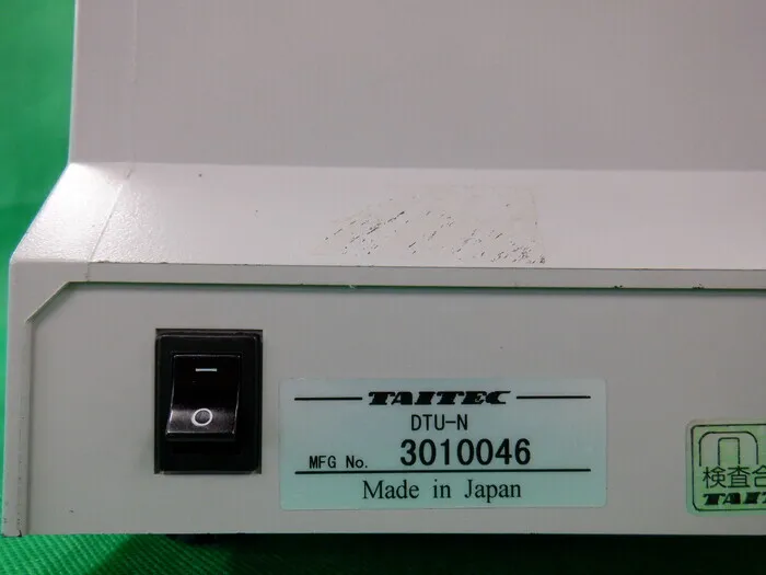 Taitec DTU-N Thermostatic bath (aluminum block thermostatic bath) Detail Image - ASKINDEX Korea