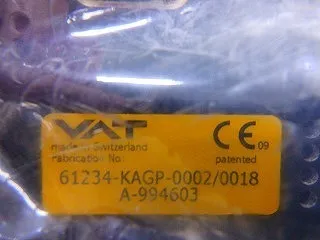 VAT 61234KAGP-0002 Butterfly Valve Detail Image - ASKINDEX Korea