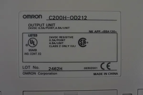 오므론 C200H-OD212 PLC 출력 유닛 상세 이미지 - ASKINDEX 코리아