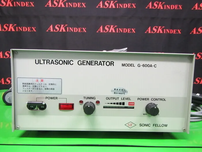 Sonic Fellow G-600A-C ultrasonic oscillator Detail Image - ASKINDEX Korea
