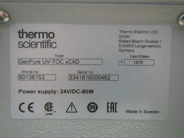 AS ONE GenPure UV-TOCXCAD Pure water production equipment Detail Image - ASKINDEX Korea