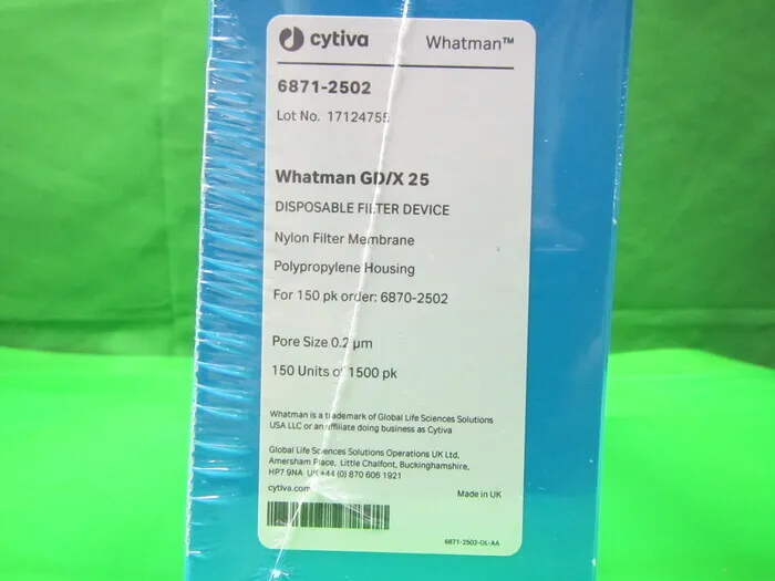 AS ONE GD/X25 Syringe Filter Detail Image - ASKINDEX Korea
