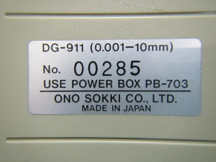 오노측기 DG-911 디지털 선형 게이지 상세 이미지 - ASKINDEX 코리아