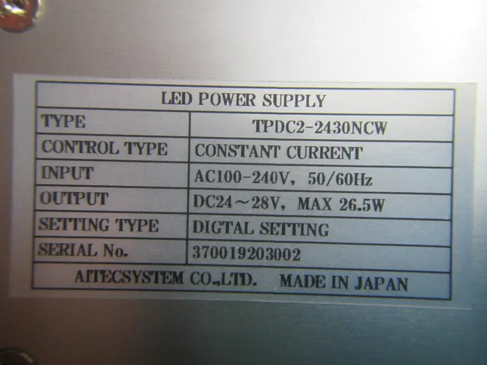 아이텍 시스템 TPDC2-2430NCW LED 전원 공급 장치 상세 이미지 - ASKINDEX 코리아