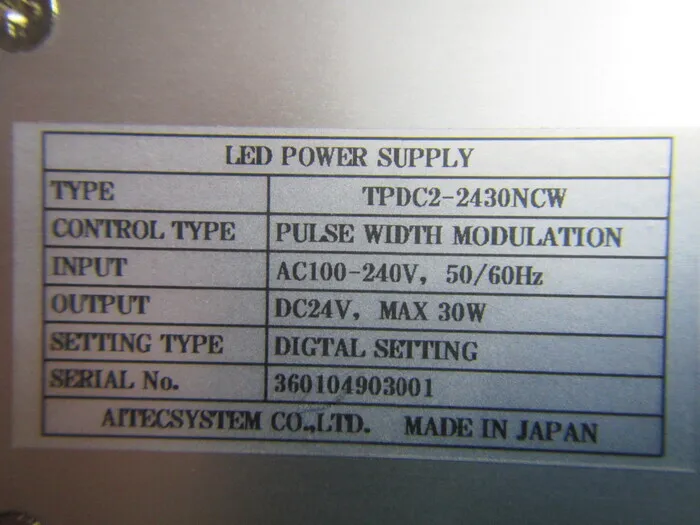 아이텍 시스템 TPDC2-2430NCW LED 전원 공급 장치 상세 이미지 - ASKINDEX 코리아