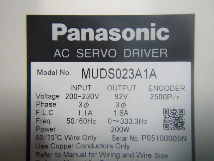 파나소닉 MUDS023A1A AC 서보 드라이버 상세 이미지 - ASKINDEX 코리아