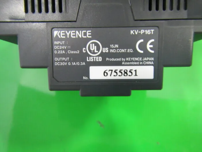 Keyence KV-P16T PLC(패널 설치) 상세 이미지 - ASKINDEX 코리아