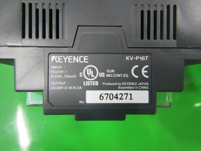 Keyence KV-P16T PLC(패널 설치) 상세 이미지 - ASKINDEX 코리아