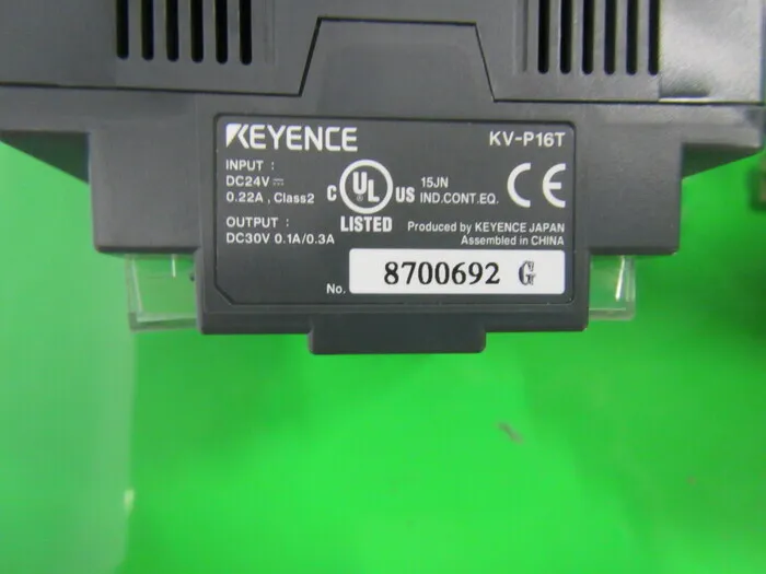 Keyence KV-P16T PLC(패널 설치) 상세 이미지 - ASKINDEX 코리아