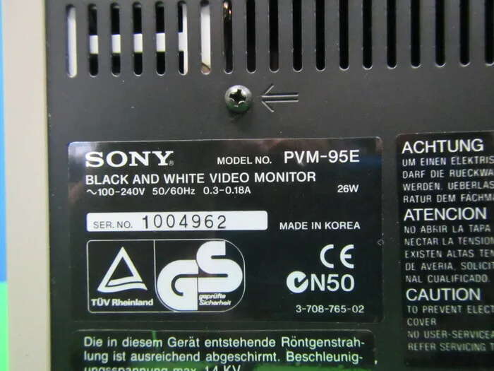 소니 PVM-95E 비디오 모니터 상세 이미지 - ASKINDEX 코리아