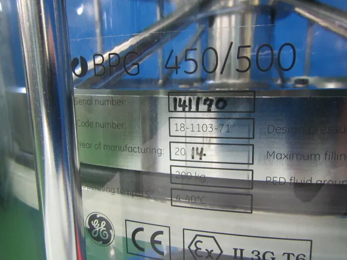 GE 건강 관리 바이오 BPG450/500 BPG 컬럼 상세 이미지 - ASKINDEX 코리아